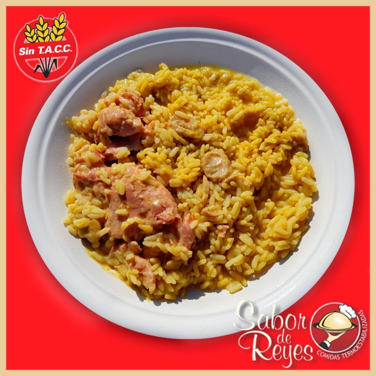 RISOTTO A LA ITALIANA CON POLLO Y CHAMPIÑONES LIBRE DE GLUTEN.